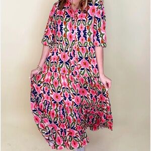 Uncle Frank Floral Dress Sz Large